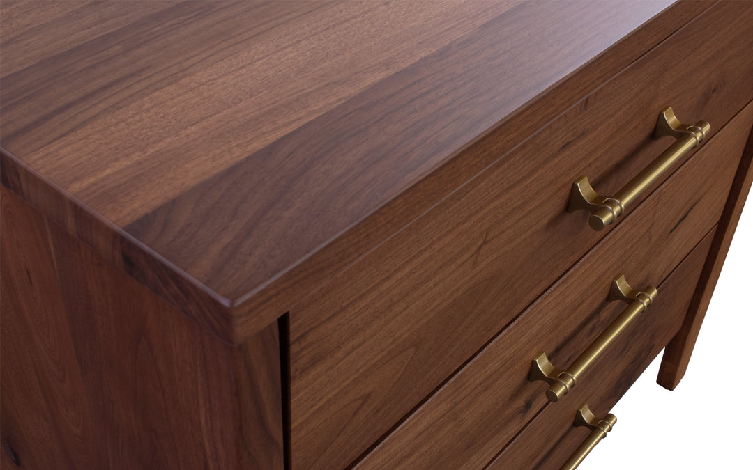 Rustic Walnut Nightstand