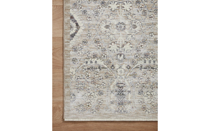 Amber Lewis x Loloi Zuma Collection Silver & Sky 7.10 x 10.10 Area Rug