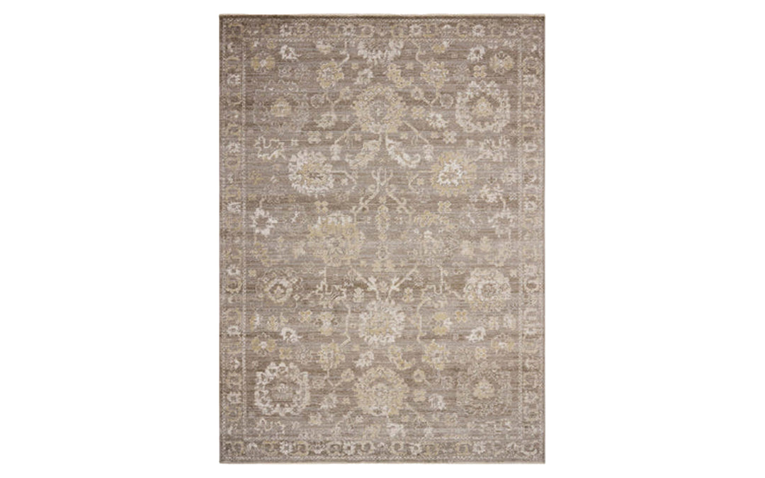 Magnolia Home x Loloi Pace Collection Taupe & Wheat 7.10 x 10 Area Rug