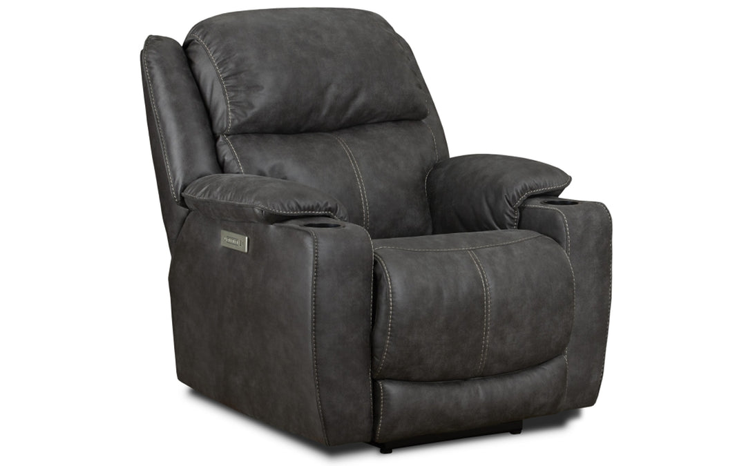 HomeStretch Upholstered Power Recliner