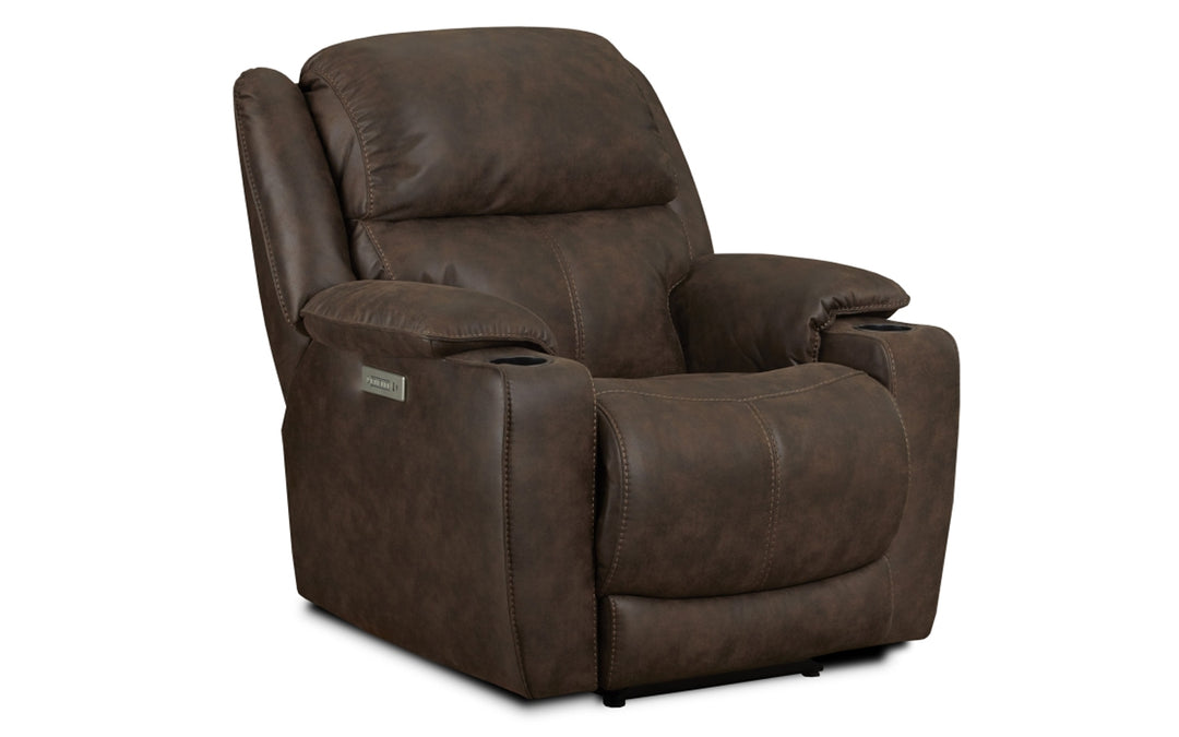 HomeStretch Upholstered Power Recliner