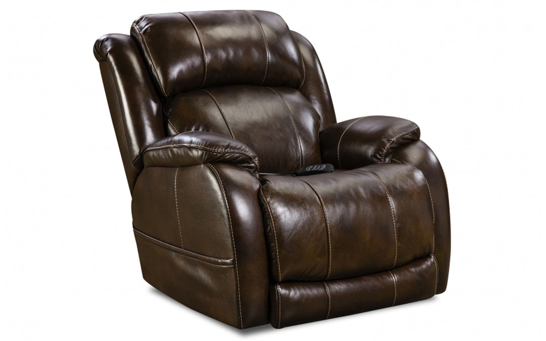 Homestretch Leather Power Recliner