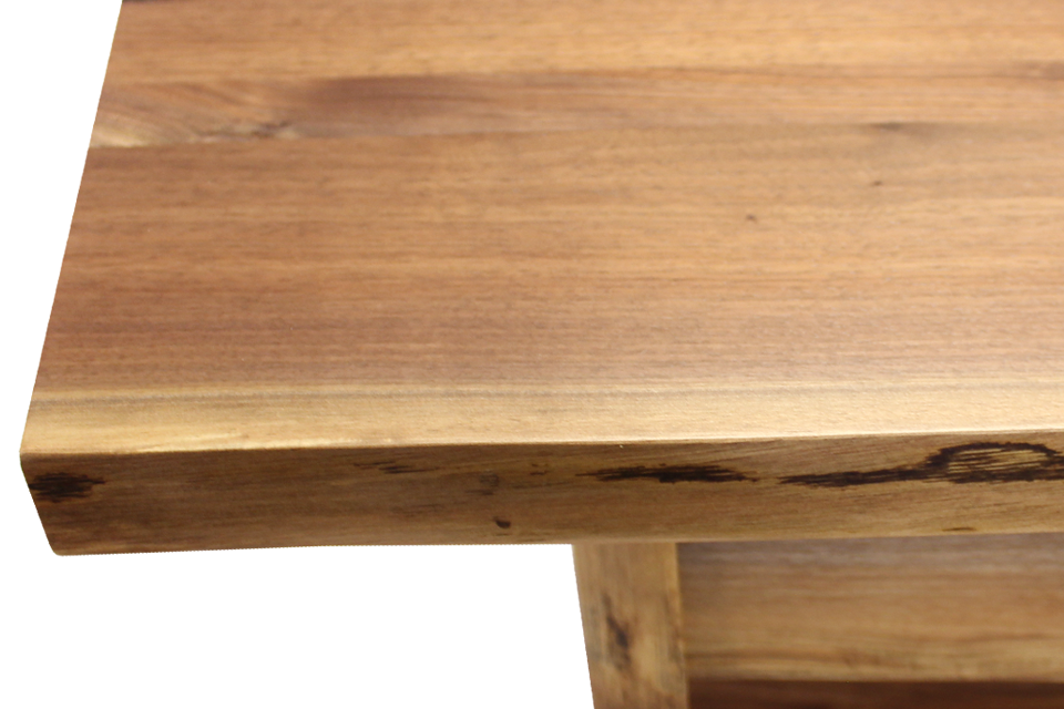Live Edge Hickory Sofa Table