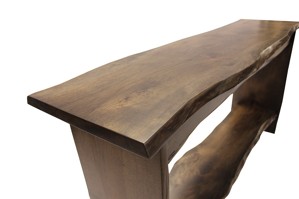 Hickory Live Edge Sofa Table