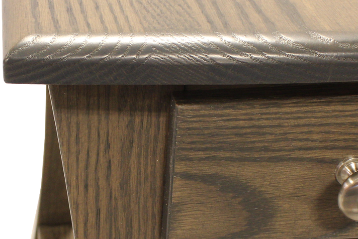 Oak Chairside Table