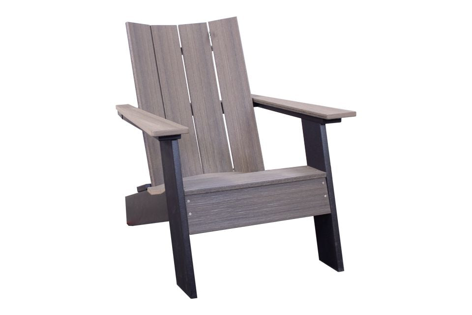 Outdoor Adirondack - Coastal Gray & Black