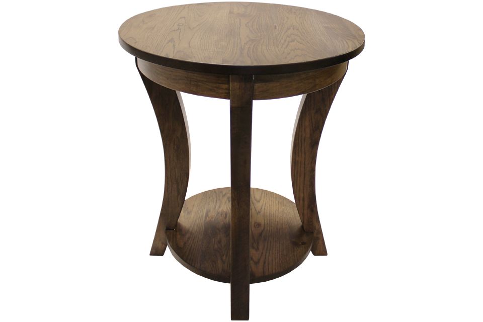 Rustic Hickory End Table