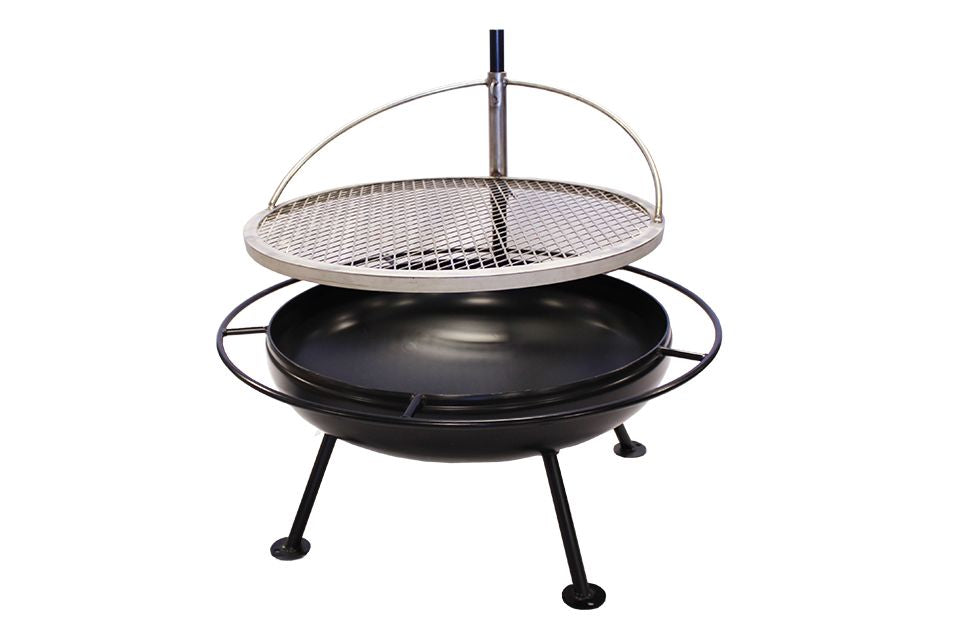 Outdoor Hand Welded Firepit And Grill