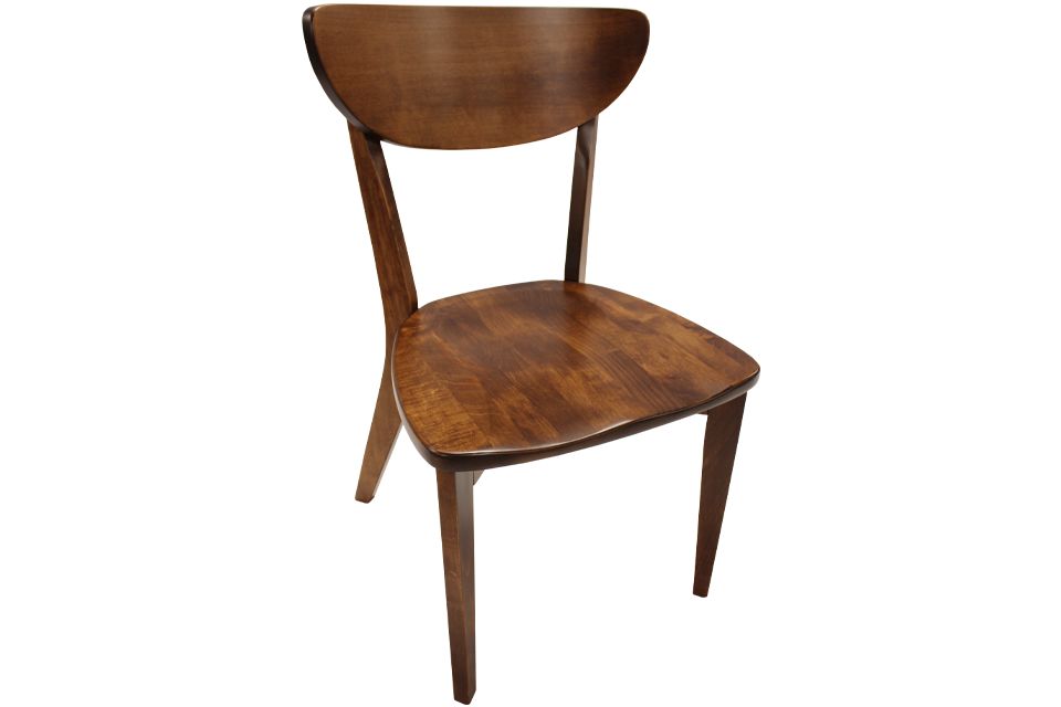 Brown Maple Side Chair