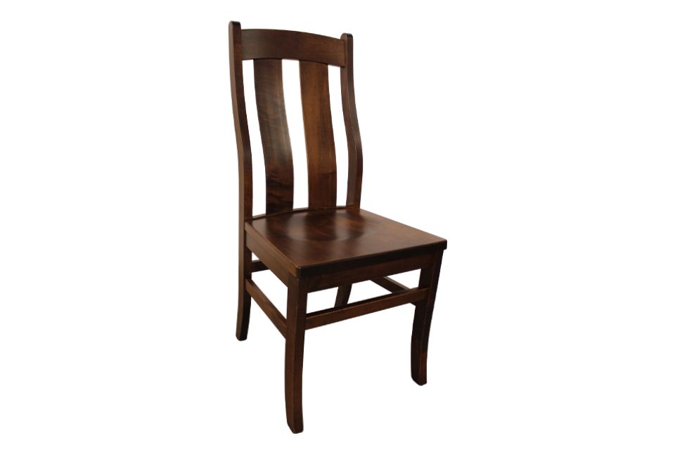 Brown Maple Side Chair