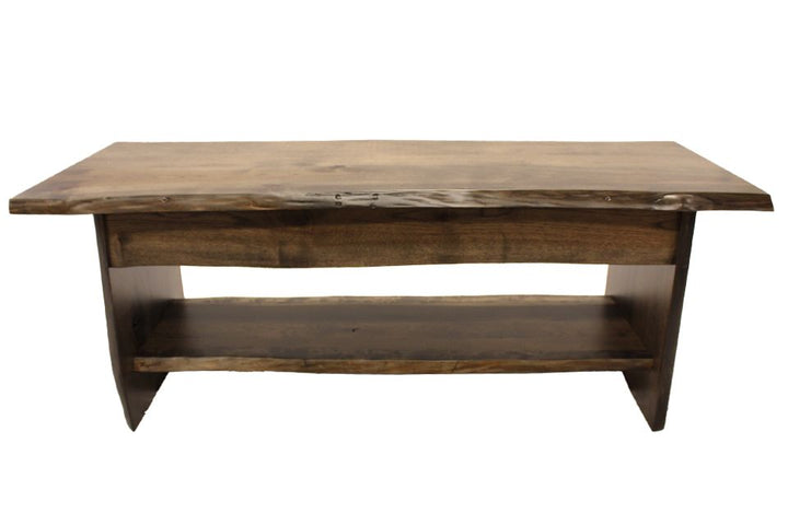 Hickory Live Edge Coffee Table