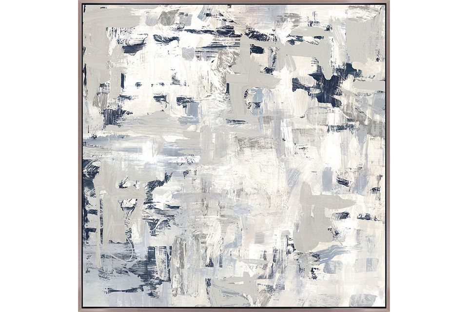 Crisscross Framed Wrapped Canvas