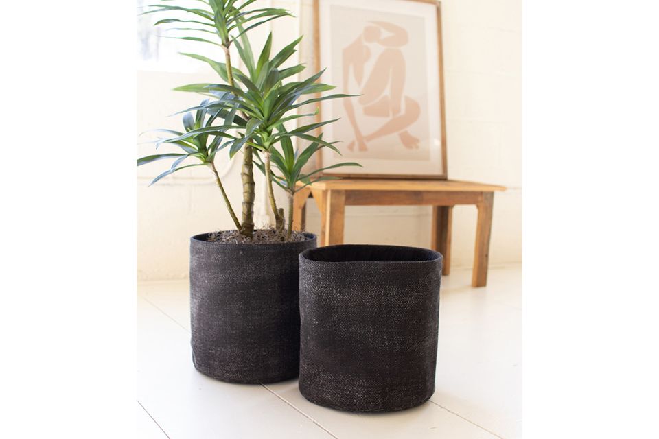 Set Of 2 Cotton Baskets