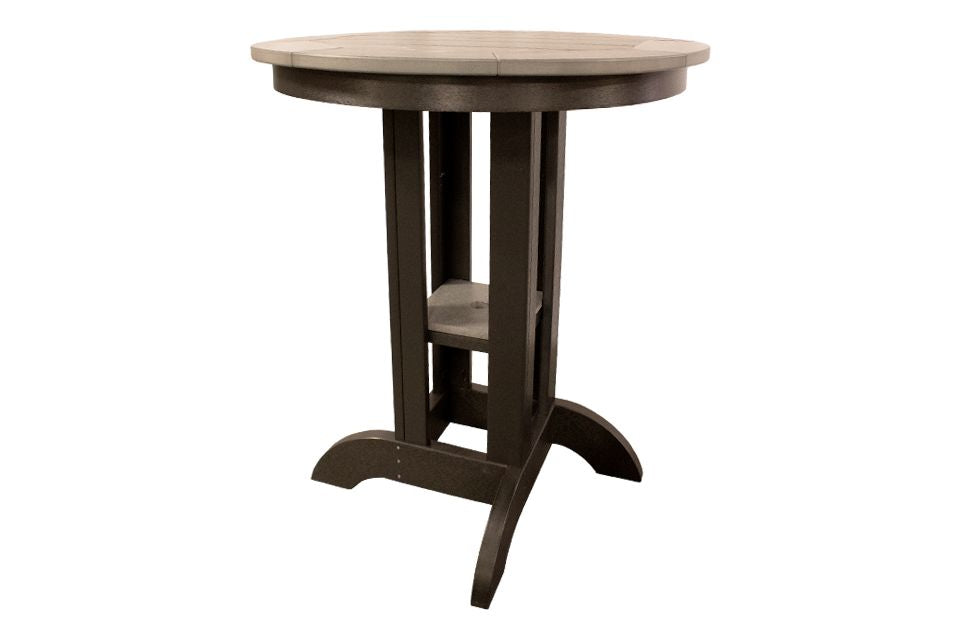 Outdoor Bar Table - Dark Gray & Black