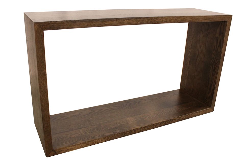 Rustic Quartersawn White Oak Willow Console Table