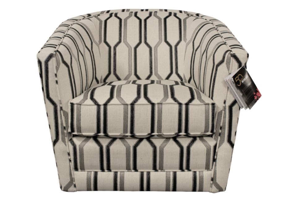 Decor-Rest Upholstered Swivel Chair