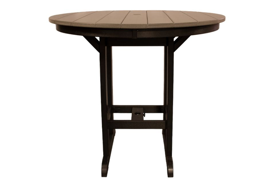 Outdoor Balcony Height Table - Anchor Gray & Black