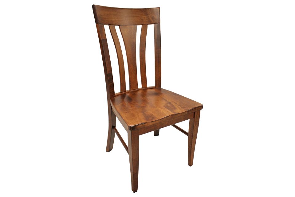 Brown Maple Side Chair