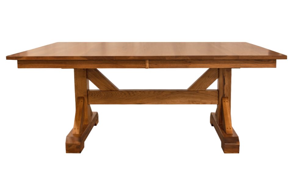 Rustic Hickory Dining Table
