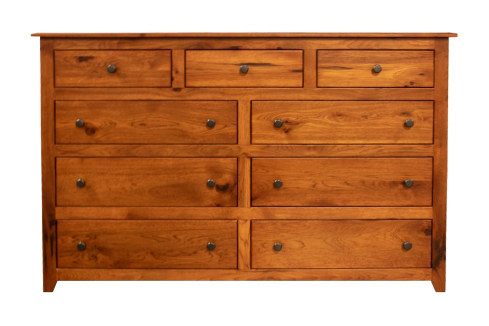 Rustic Hickory Dresser