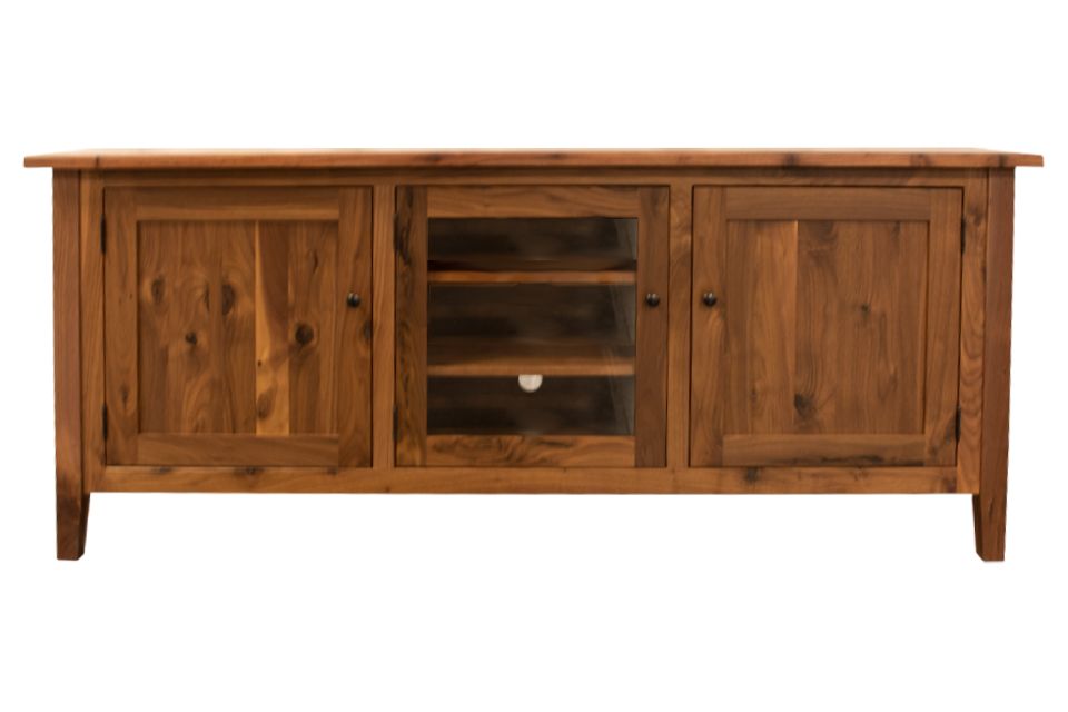 Rustic Walnut Tv Stand