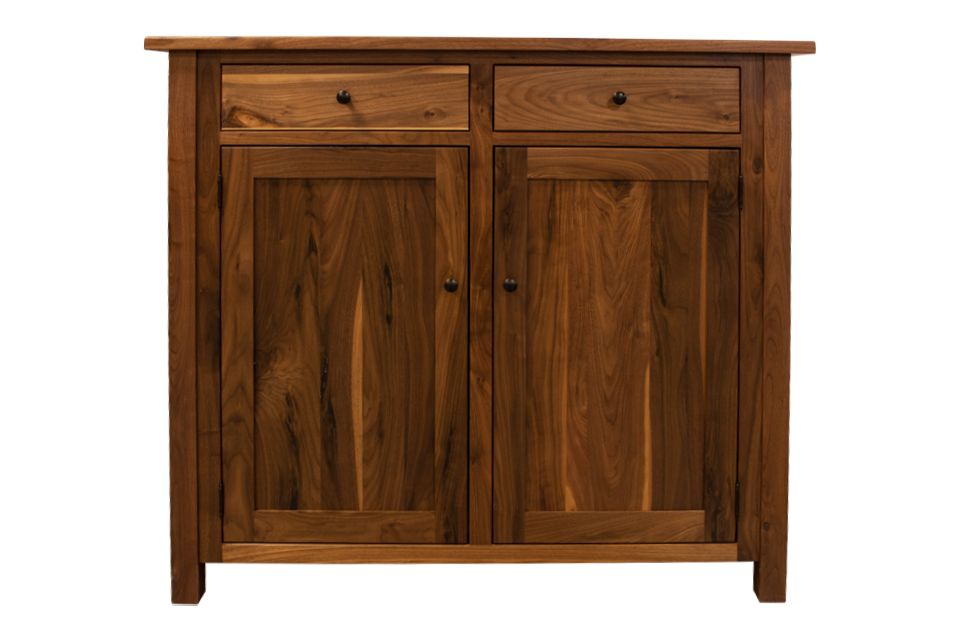 Rustic Walnut Server