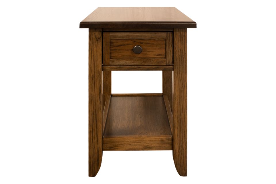 Hickory Chairside Table