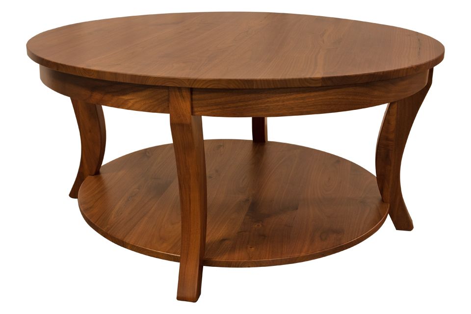 Rustic Walnut Coffee Table