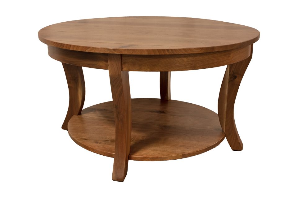 Rustic Walnut Coffee Table