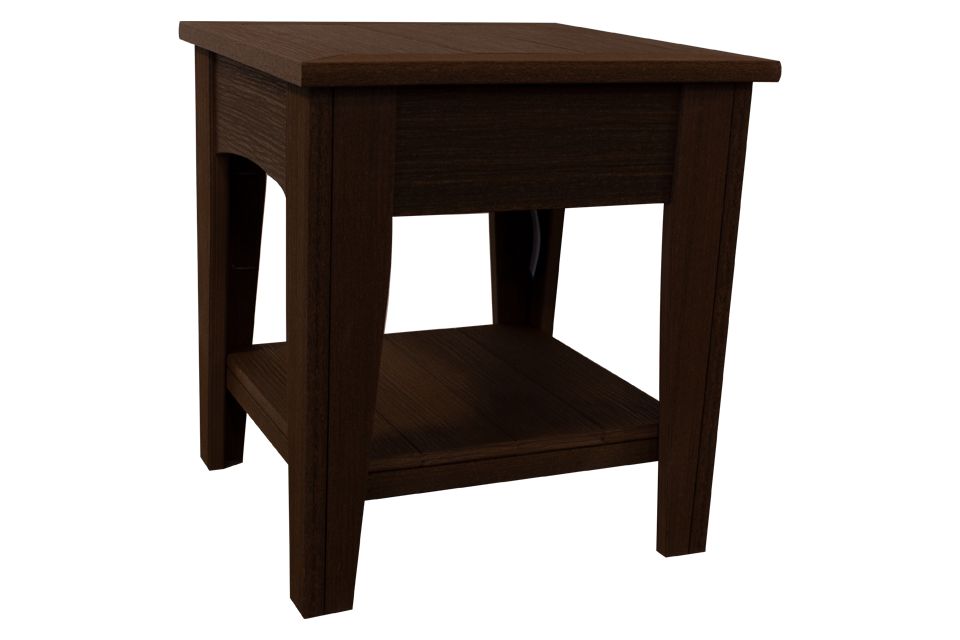 Outdoor End Table - Brazil Walnut