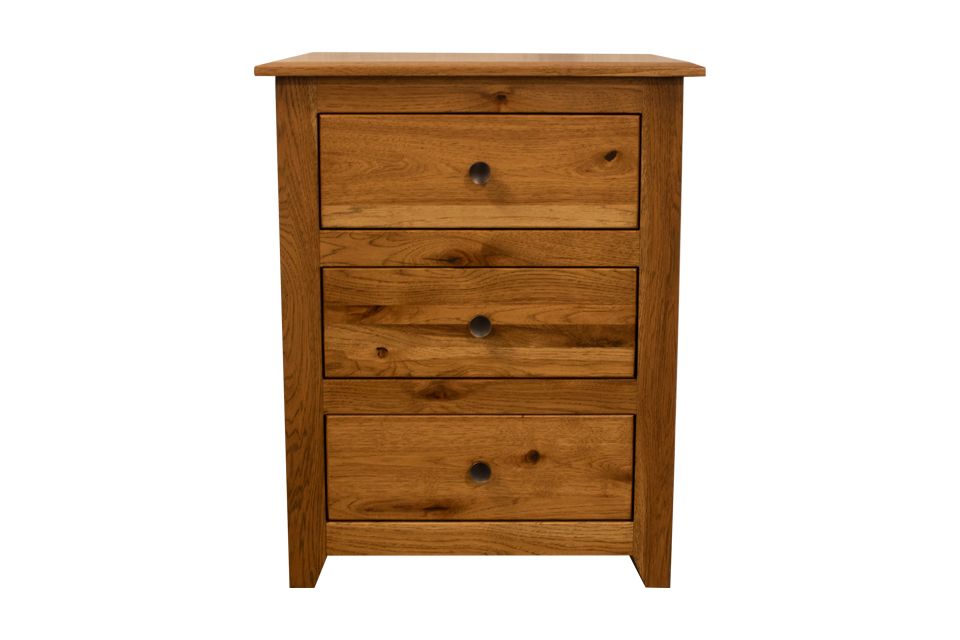 Rustic Hickory Nightstand