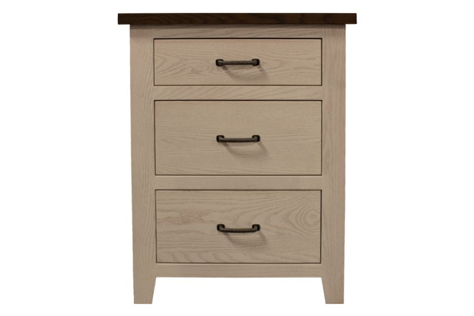 Rustic Quartersawn White Oak Nightstand