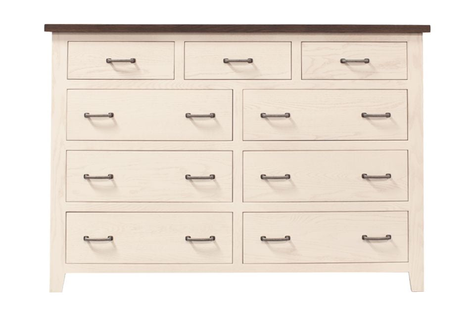 Rustic Quartersawn White Oak Dresser With Solid Oak Top