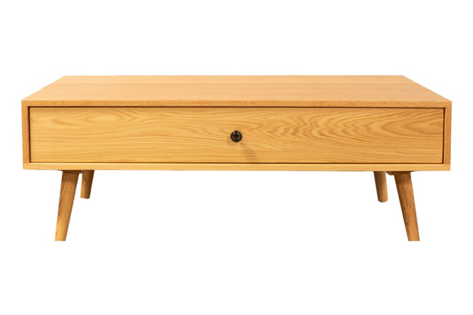 Oak Coffee Table - Double Sided Storage