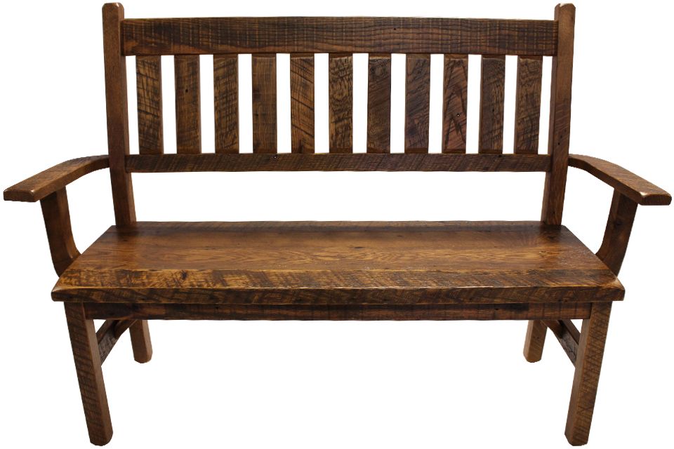 Reclaimed Oak Bench