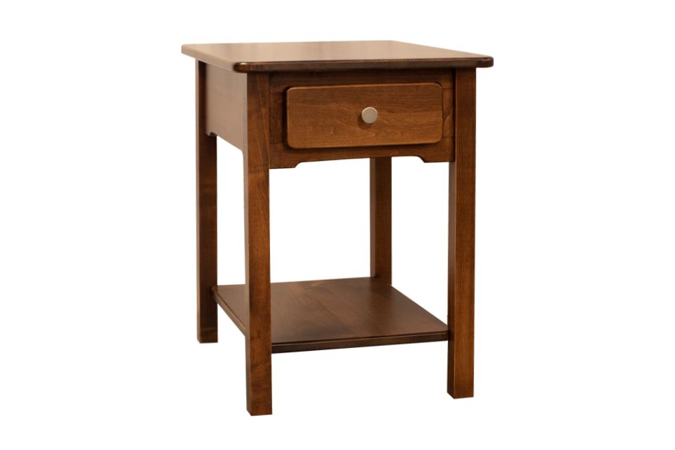 Brown Maple End Table