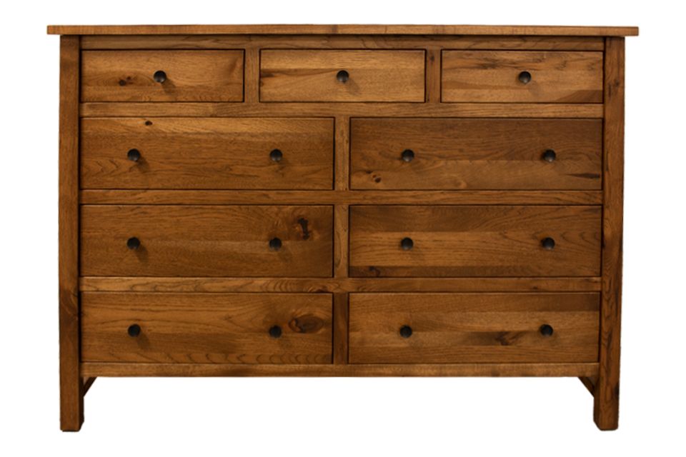 Rustic Hickory Dresser