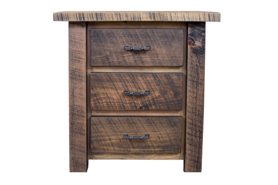 Rustic Pine Nightstand