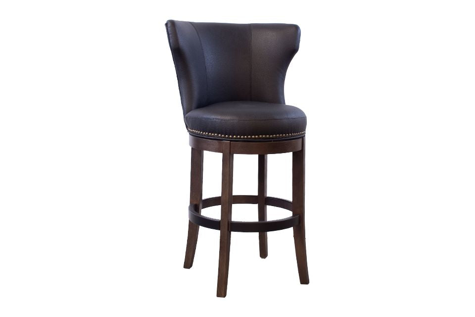 Kuka Upholstered Swivel Bar Stool