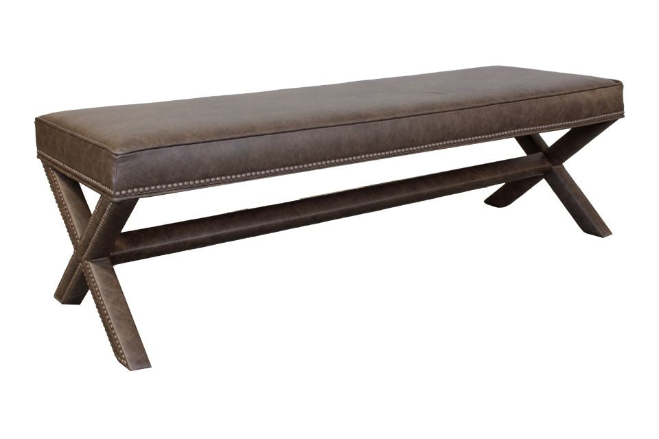 Leather Upholstered Bench