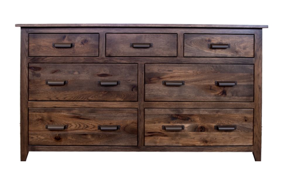 Rustic Hickory Dresser