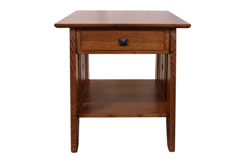 Quartersawn White Oak End Table