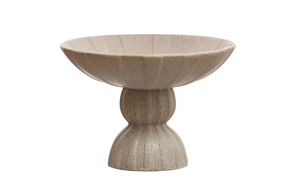 Stoneware Footed Bowl