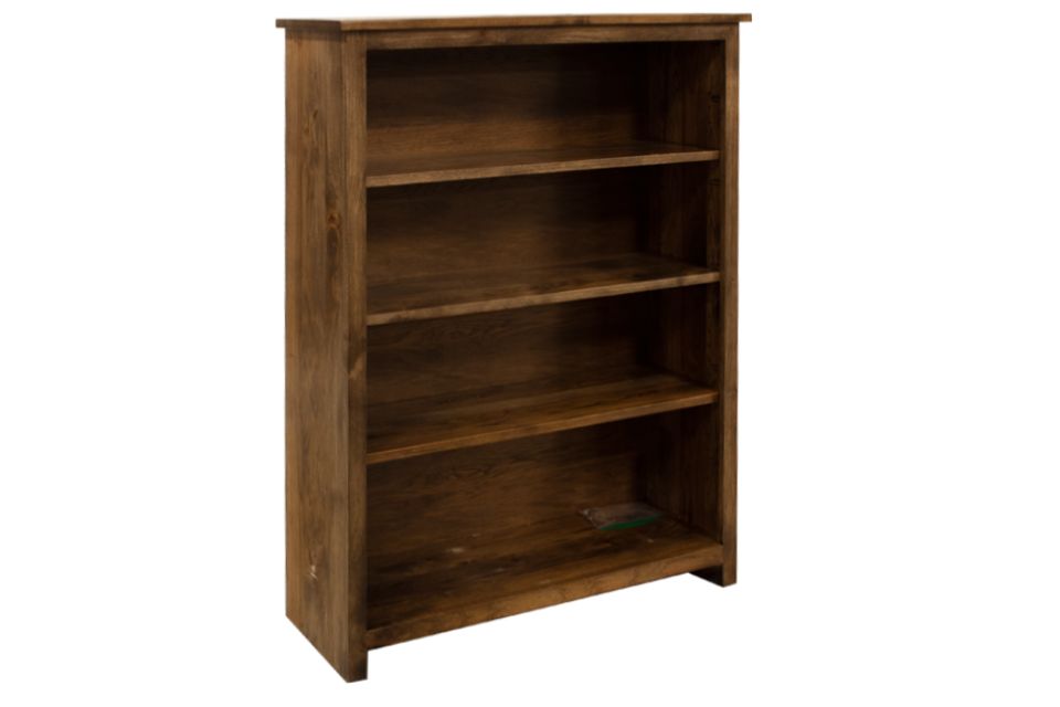 Rustic Hickory Bookshelf