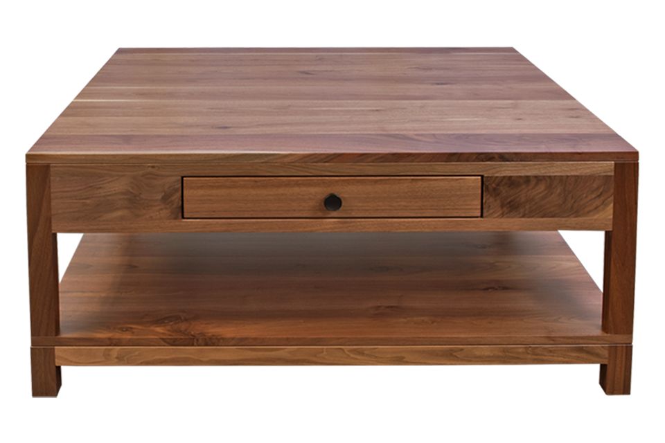 Rustic Walnut Coffee Table