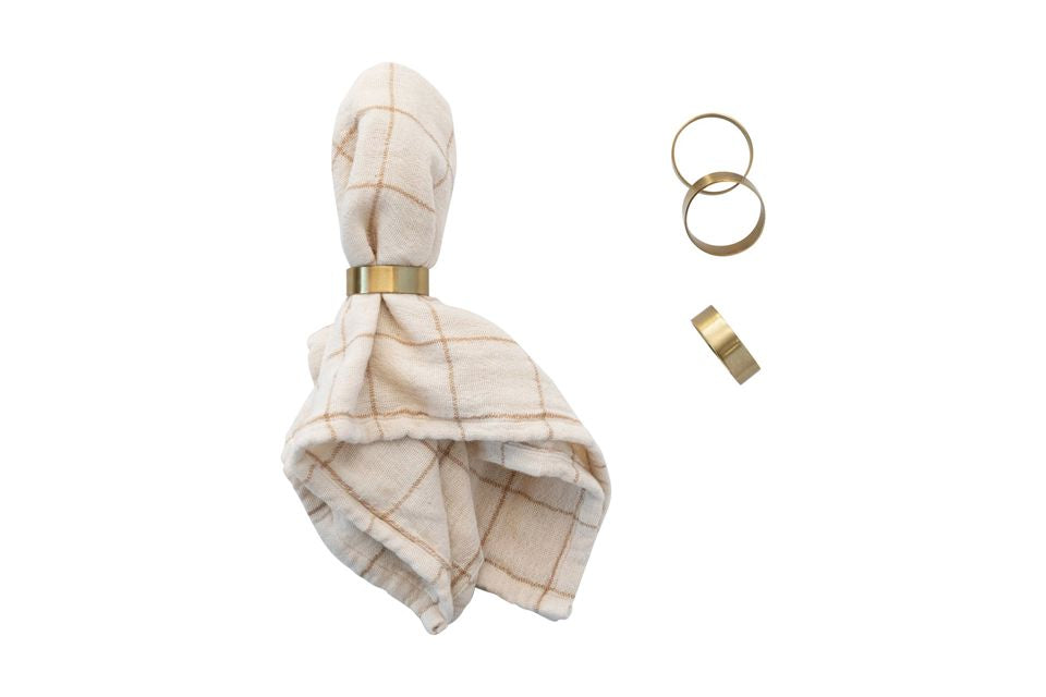 Brass Napkin Rings