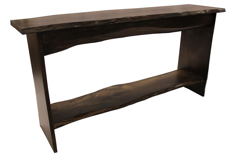 Hickory Live Edge Sofa Table