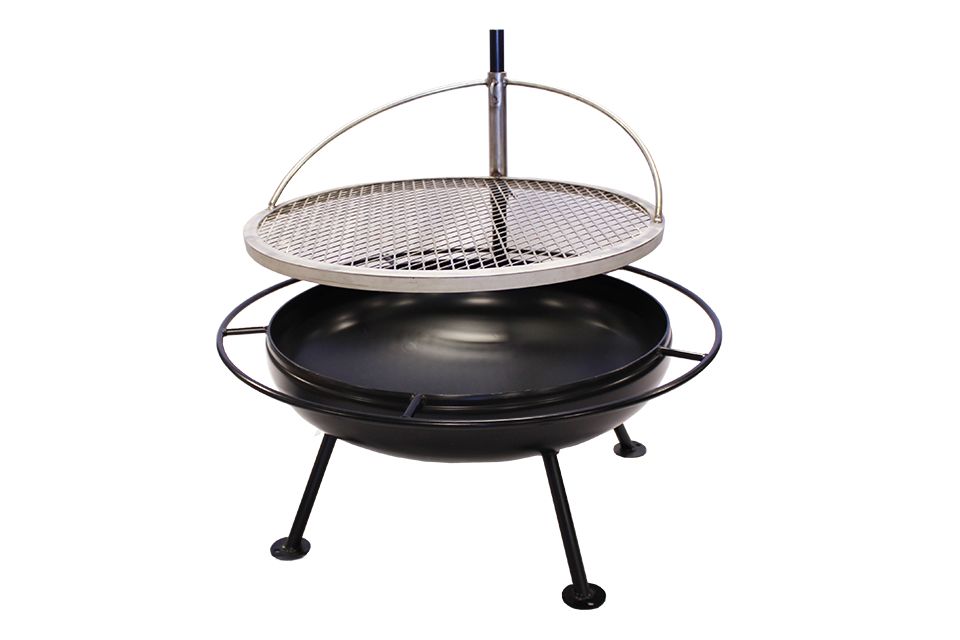 Outdoor Hand Welded Firepit and Grill