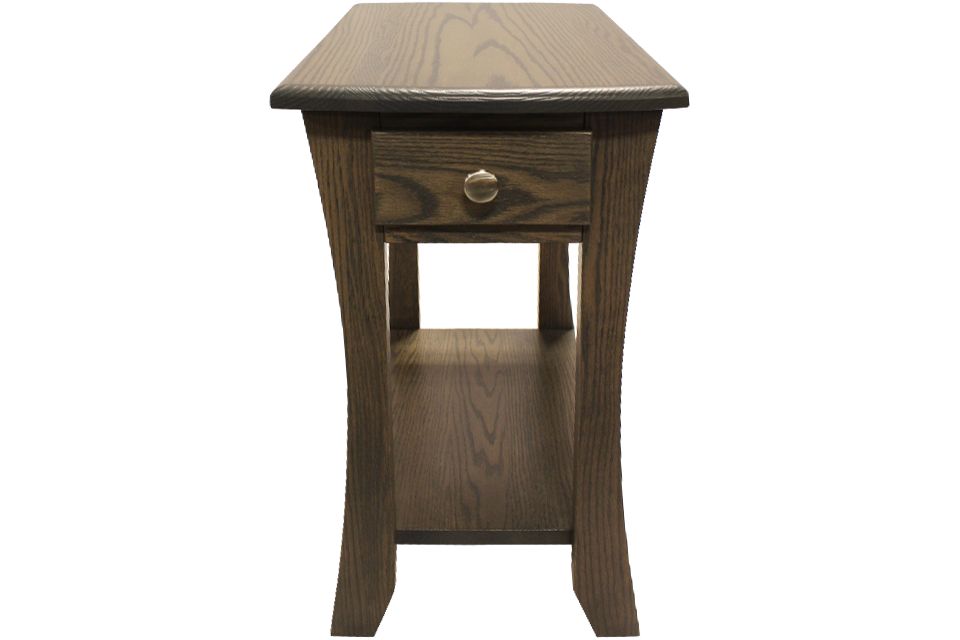 Oak Chairside Table