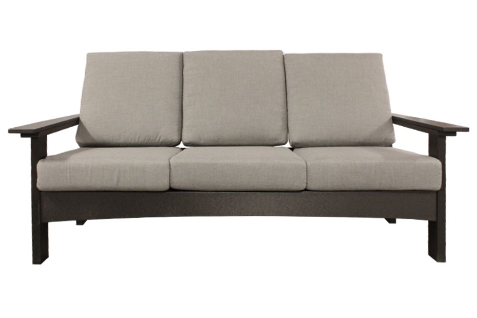 Outdoor Sofa - Black & Gray
